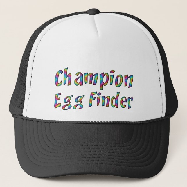 Casquette Champion de chasse aux oeufs de Pâques Finder d'oe (Devant)