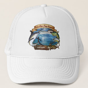Casquette Champion de la Pêche du Costa Rica (votre nom)