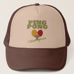 Casquette Champion de ping-pong