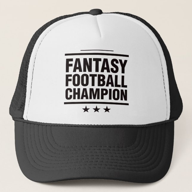 Casquette Champion du football d'imaginaire ! (Devant)