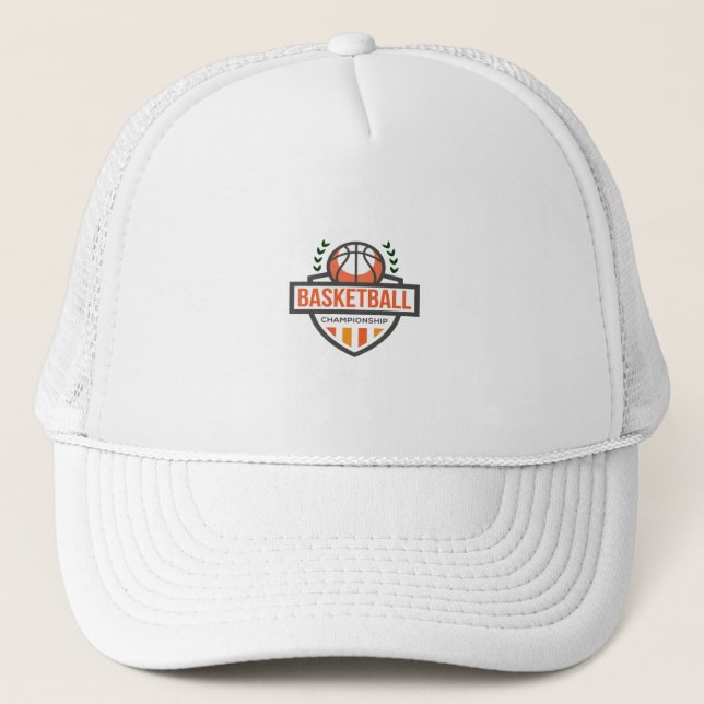 Casquette Championnat de basket-ball-basket-ball-drôle (Devant)