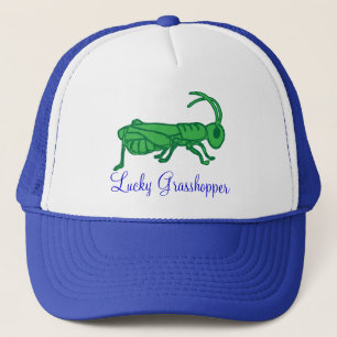 Casquette chanceux de camionneur de sauterelle