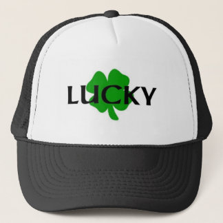 Casquette chanceux de shamrock