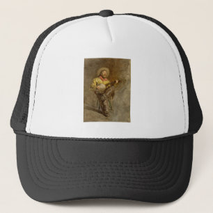 Casquette Chanter Espagnol Cowboy à Banjo jouer à la chanson