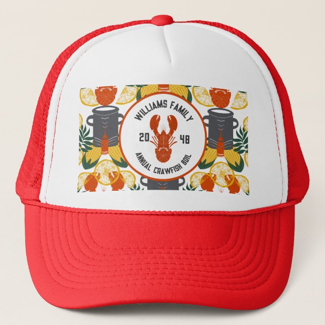 Casquette Chapeau à bille à bille à bille - Cajun Seafood Pa (Devant)