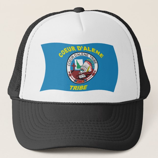 Casquette Chapeau au drapeau de Coeur d'Alene (Devant)
