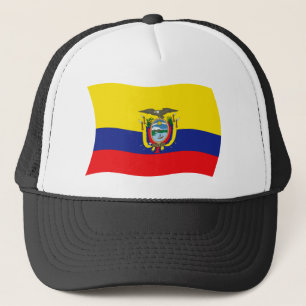 Casquette Chapeau au drapeau de l'Équateur