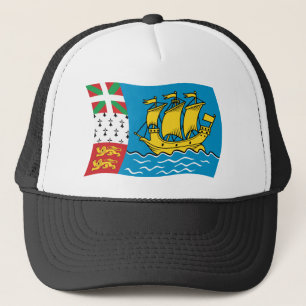 Casquette Chapeau au drapeau de Saint-Pierre-et-Miquelon