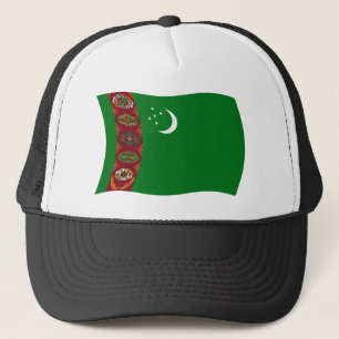 Casquette Chapeau au drapeau du Turkménistan