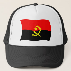 Casquette Chapeau avec drapeau d'Angola