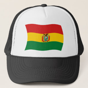 Casquette Chapeau avec drapeau de Bolivie