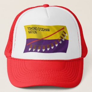 Casquette Chapeau avec drapeau de la nation Tohono O'odham