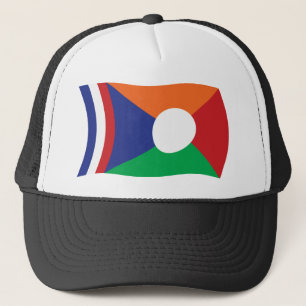 Casquette Chapeau avec drapeau de la Réunion