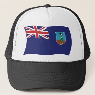 Casquette Chapeau avec drapeau de Montserrat