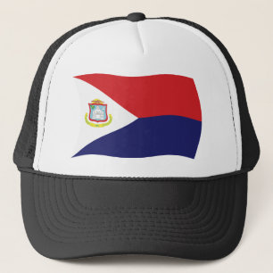 Casquette Chapeau avec Drapeau de Saint-Martin
