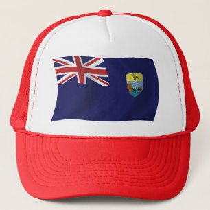 Casquette Chapeau avec drapeau de Sainte-Hélène