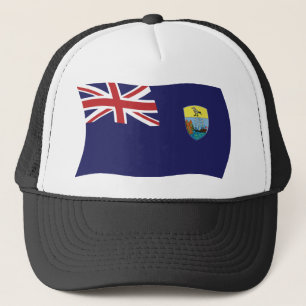 Casquette Chapeau avec drapeau de Sainte-Hélène
