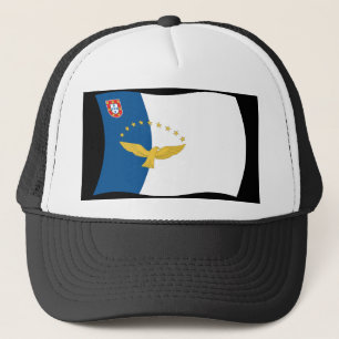 Casquette Chapeau avec drapeau des Açores