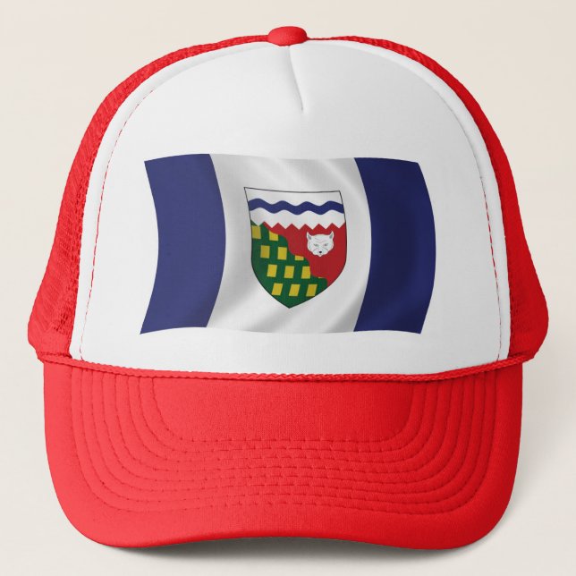Casquette Chapeau avec drapeau des Territoires du Nord-Ouest (Devant)