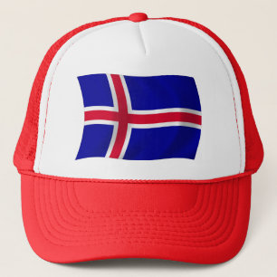 Casquette Chapeau avec drapeau d'Islande