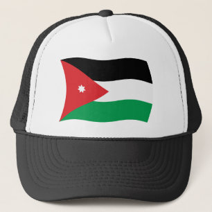Casquette Chapeau avec le drapeau de la Jordanie