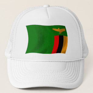 Casquette Chapeau avec le drapeau de la Zambie