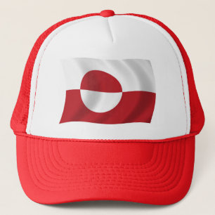 Casquette Chapeau avec le drapeau du Groenland