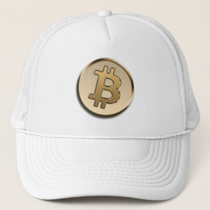 Casquette Chapeau Bitcoin Doré