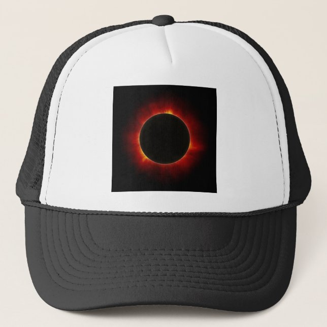 Casquette Chapeau camionneur à éclipse solaire ! (Devant)
