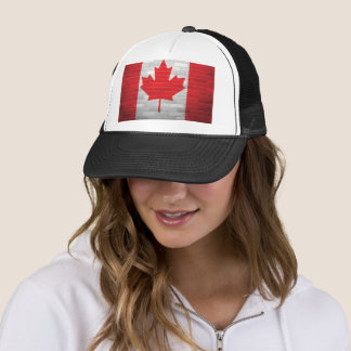 Casquette Chapeau canadien en briques Drapeau Canada Érable