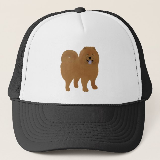 Casquette Chapeau Chow Chow Trucker (Devant)