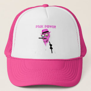 Casquette Chapeau cool Pink Power Trucker !
