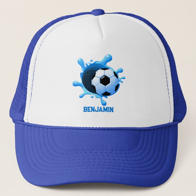 Casquette Chapeau de balle de soccer personnalisé (Devant)
