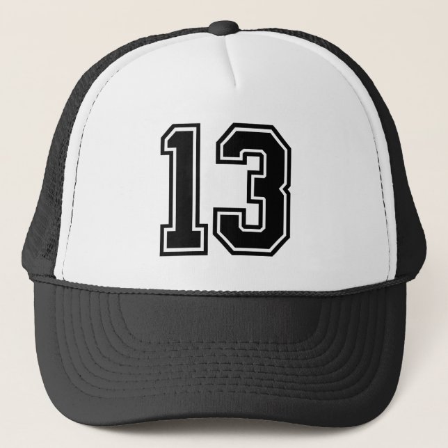 Casquette Chapeau de camion 13e anniversaire (Devant)