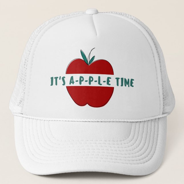 Casquette Chapeau de camion à devis de pomme mignonne (Devant)
