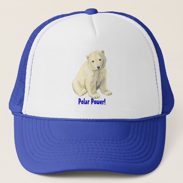 Casquette Chapeau de camion à ours polaires (Devant)
