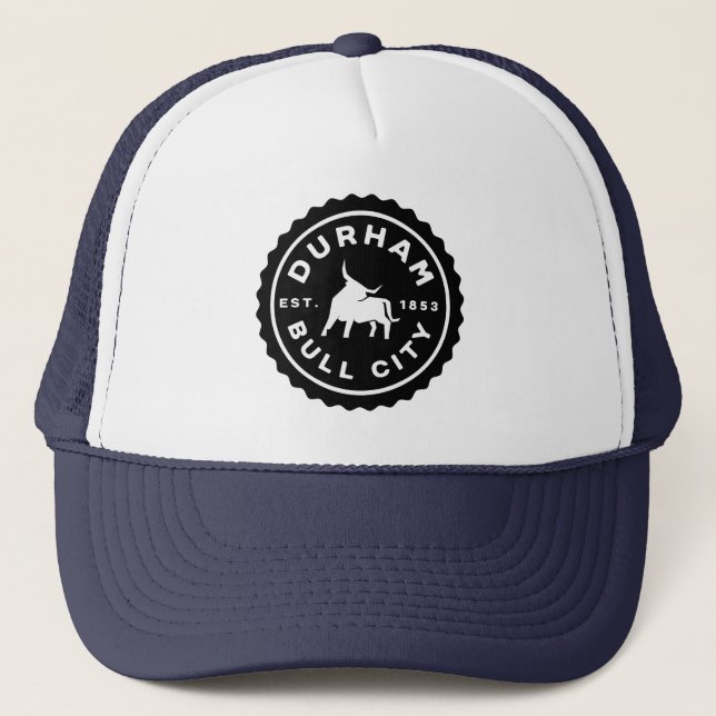 Casquette Chapeau de camion à phoque rond de Durham Bull Cit (Devant)