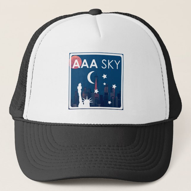 Casquette Chapeau de camion AAA SKY (Devant)