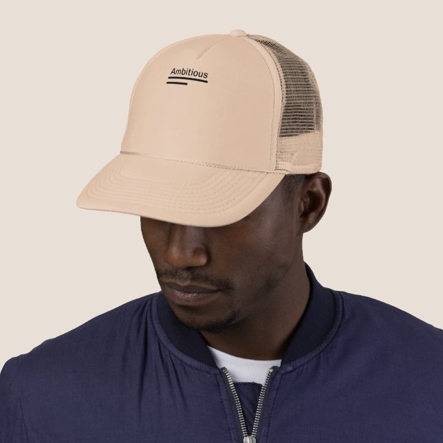 Casquette Chapeau de camion ambitieux (En situation)