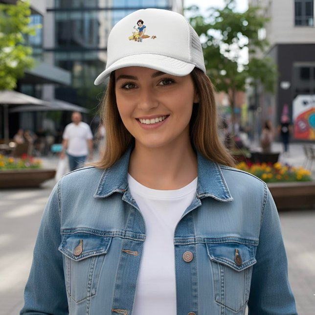 Casquette Chapeau de camion blanc neige (Créateur téléchargé)