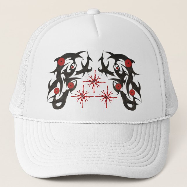 Casquette Chapeau de camion, Chapeau de camion tribal et éto (Devant)