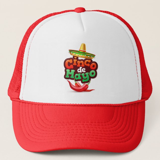 Casquette Chapeau de camion Cinco De Mayo (Devant)