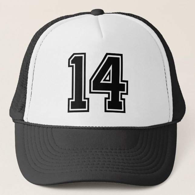 Casquette Chapeau de camion classique 14e anniversaire (Devant)