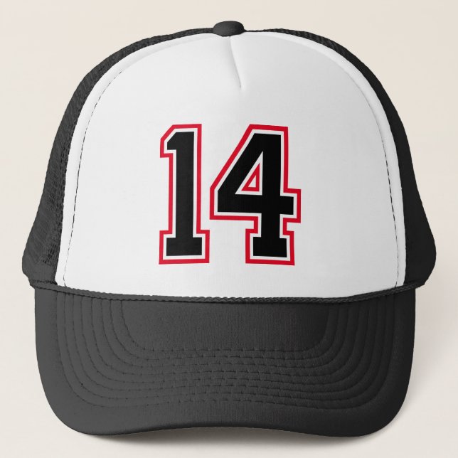 Casquette Chapeau de camion classique 14e anniversaire (Devant)
