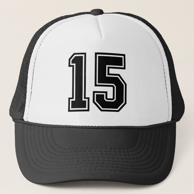 Casquette Chapeau de camion classique 15e fête d'anniversair (Devant)