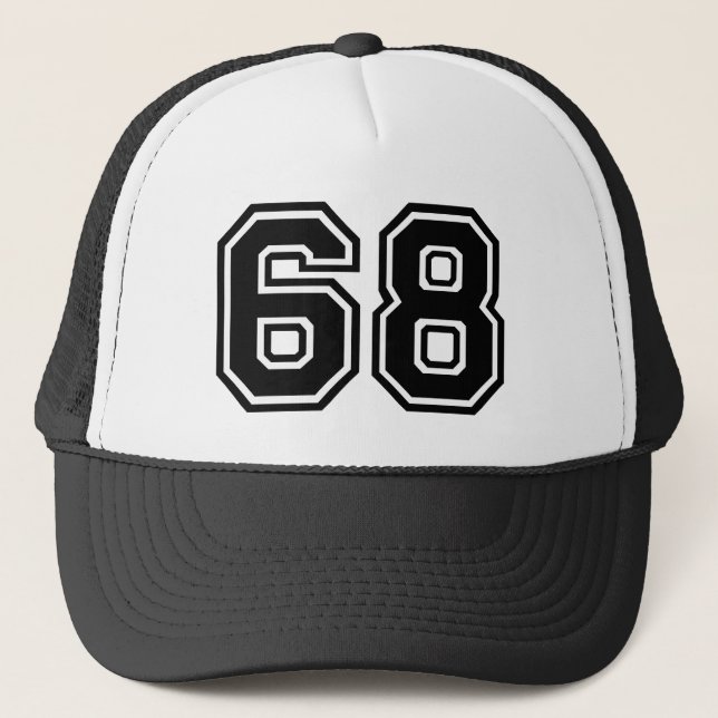 Casquette Chapeau de camion classique 68e anniversaire (Devant)
