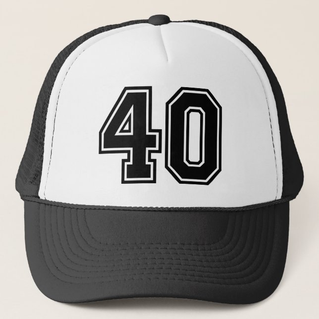 Casquette Chapeau de camion classique du 40e anniversaire (Devant)