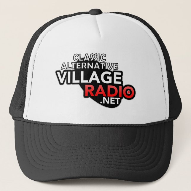 Casquette Chapeau de camion classique VillageRadio.Net (Devant)