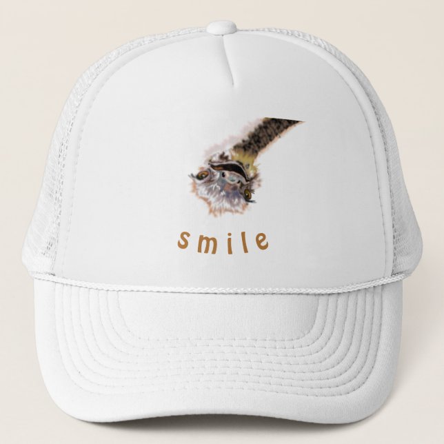 Casquette Chapeau de camion d'autruche drôle (Devant)