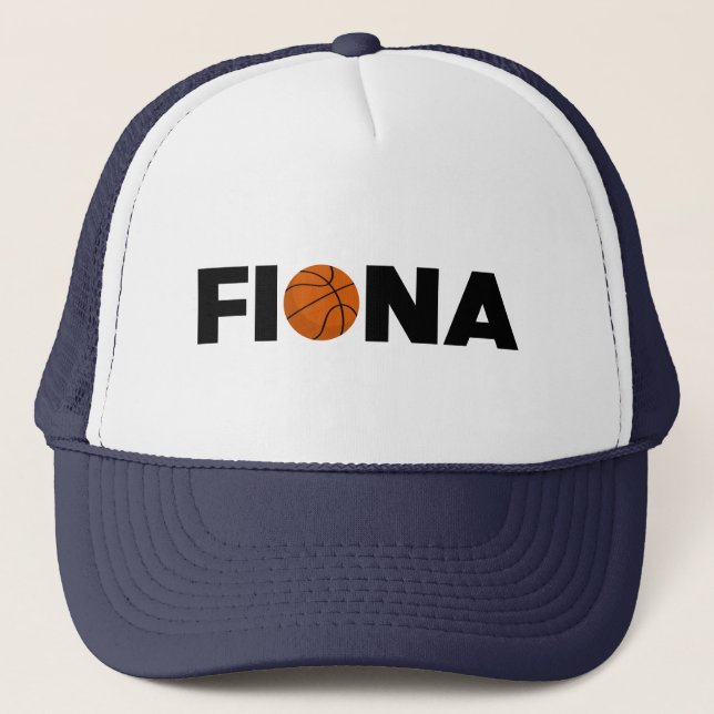 Casquette Chapeau de camion de basket-ball Fiona (Devant)
